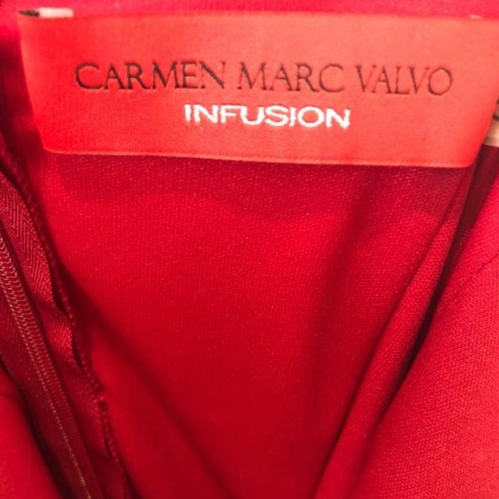 Carmen Marc Valvo infusion sleeveless sequins long gown - Picture 4 of 5